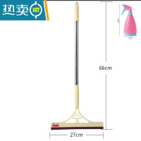 敬平家用擦玻璃刮擦窗户大小号水刮擦桌子刮刀刮水器长杆清洁工具 加长款1把+喷壶1个擦玻璃器