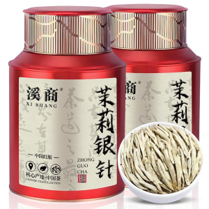 2026新茶广西横县茉莉花茶叶茉莉银针特级白毫银针王绿茶浓香罐装