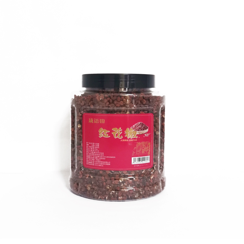 珑语田 红花椒 花椒 135克 罐