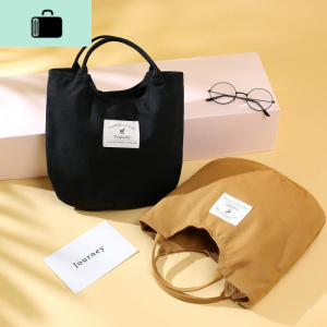 简约日韩可爱迷你便携手拎零钱手机钥匙收纳袋学生手提小号帆布包NEW LAKE女士单肩包