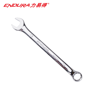 力易得(ENDURA)E2610全抛光铬钒钢 梅花开口两用扳手 10mm 1把(2把起订货期3-5天)