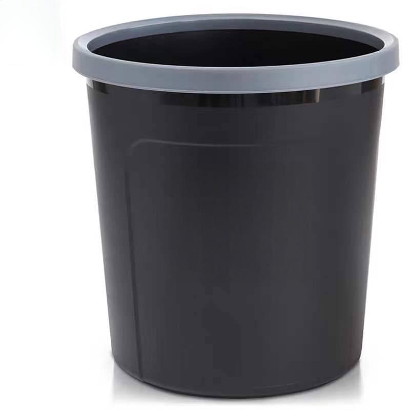 鑫睿辉 圆形垃圾桶 黑色 个