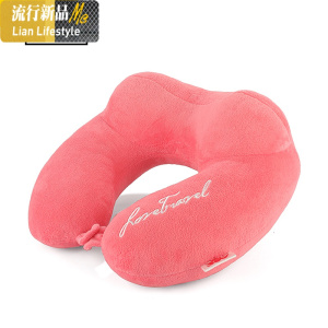 车上睡觉枕头u形学生书桌枕头护颈枕汽车成人午休枕旅行u形枕 三维工匠枕芯/枕头