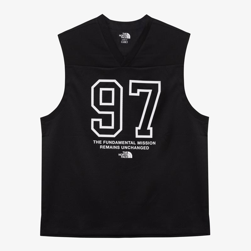 北面(The North Face)中性户外休闲衣网眼无袖上衣透气速干运动训练衣