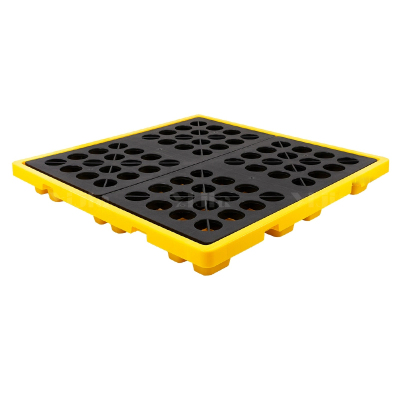 翌嘉YJ4120560防渗漏托盘危废化学品防泄漏塑料托盘 1300*1300*150
