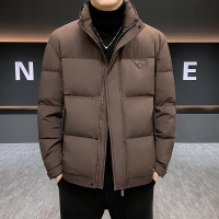 男士秋冬羽绒服加厚新国标90鸭绒休闲羽绒青年潮流羽绒面包服外套