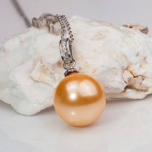 梦克拉 贝珠吊坠 珍惜 14MM贝珠吊坠