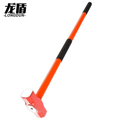 龙盾12斤橡胶柄铁锤 新大纲执勤分队连贯战斗体能训练器材大锤