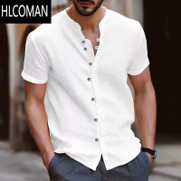 HLCOMAN300斤加大码夏季280威夷简约衬衫男装宽松加肥复古纽扣休闲上衣衫