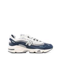 New Balance男款小牛皮拼接缓震跑步运动鞋