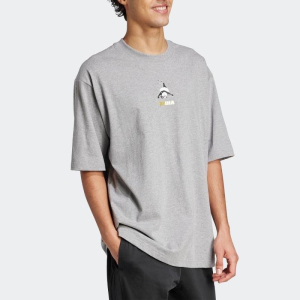 ADIDAS阿迪达斯短袖T恤运动休闲针织圆领男女上衣JZ3272 D