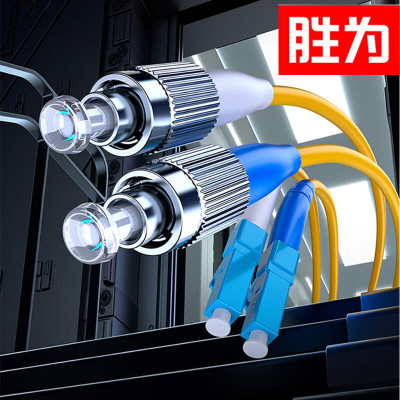 胜为(shengwei) FSC-310光纤跳线 工程电信级 LC-FC单模双芯 9/125低烟无卤环保外被.