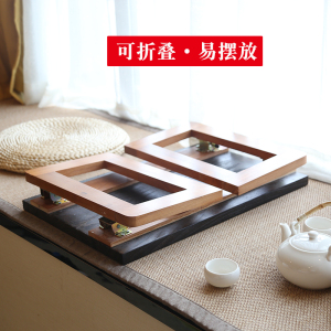 日式折叠桌飘窗小桌子榻榻米炕桌炕几地台桌阳台茶几茶桌小电脑桌
