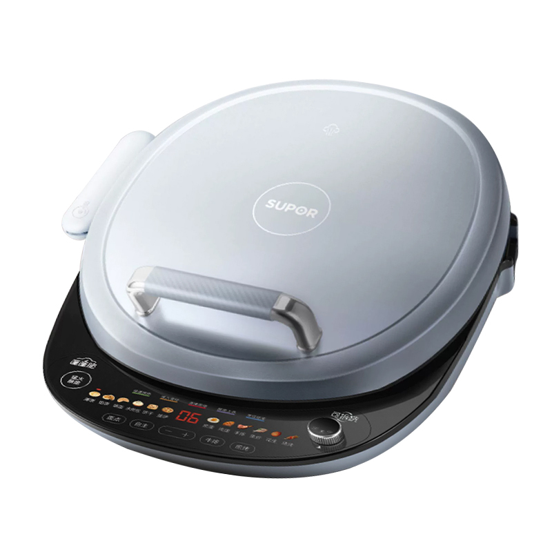 苏泊尔(SUPOR)电饼铛家用双面加热加深大火力34cm煎烤机电脑型下盘可拆早餐机蒸汽煎烤机电饼档JD34RQ15