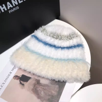 软糯秋冬季防寒保暖加厚毛绒帽 女士-白色成人帽