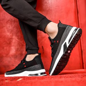 新款飞织男鞋运动鞋2020春秋季男士鞋子软底防滑跑步鞋休闲鞋