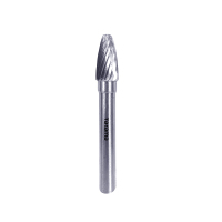 高松takama 硬质合金旋转锉单槽弧型圆头F型3*13*3mm905603 1支/盒