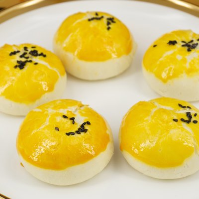 凤蛋黄酥55g*6枚一盒装雪媚娘8层酥皮红豆馅红树林海鸭蛋蛋黄糕点点心