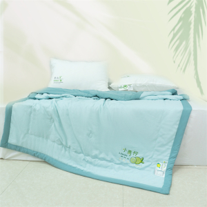 唐纳家纺 柔肤水洗棉夏被-小青柠/蓝 150*200CM- TN-SQ25023