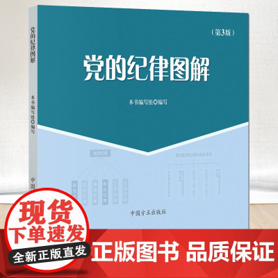 党的纪律图解 第3版 党员干部纪检监察党纪党规条例党的纪律概述政治廉洁组织生活工作纪律中国方正出版社9787517406