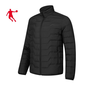 乔丹 梭织羽绒服 男上衣 KGM43213275 男款 件(黑色 M)