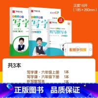 暑假衔接→6年级上下册(语文)2本 [正版]字帖写字课一二三四五六年级上册下册 下上语文英语同步练字帖一年级字帖练字小学