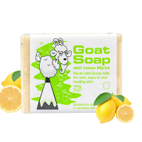 澳洲Goat Soap手工山羊奶皂柠檬香桃叶味100g 1块装 Goatsoap羊奶滋润保湿皂洁面皂香皂肥皂澳大利亚进口