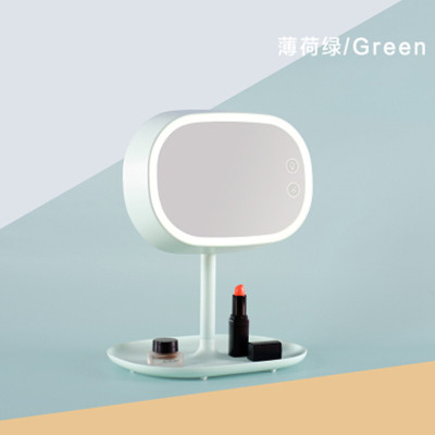 林檎情人节送女友老婆创意化妆镜带灯LED台灯可定制刻字生日女生送女友闺蜜女孩公司年会商务礼品员工送女朋友老婆生日礼物送女
