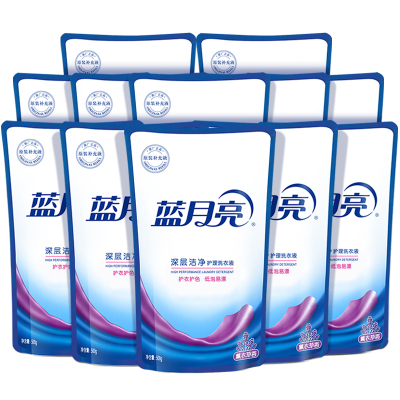 蓝月亮 深层洁净薰衣草洗衣液袋500g*12
