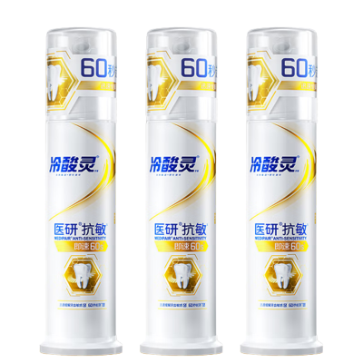 冷酸灵 医研 抗敏牙膏(天然薄荷)120g*3