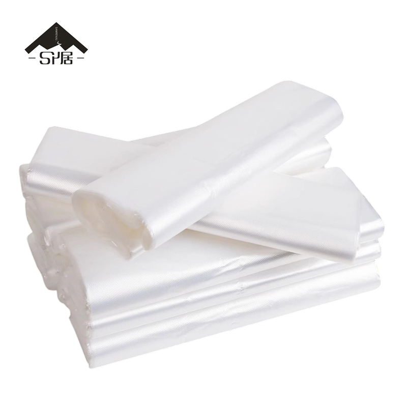 三人居 手提袋透明加厚塑料袋 30cm*48cm*50只 包