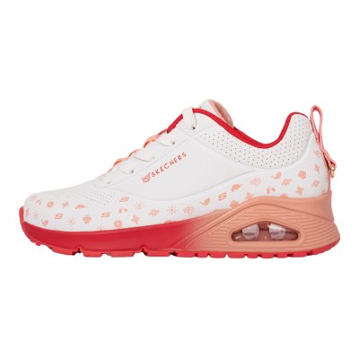 Skechers斯凯奇女鞋新款轻便缓震气垫鞋时尚透气运动休闲鞋177920-WRD ZP