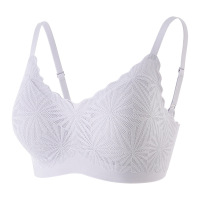 [繁星蕾丝]春夏新款小胸聚拢软支撑法式文胸美背痕内衣女薄款