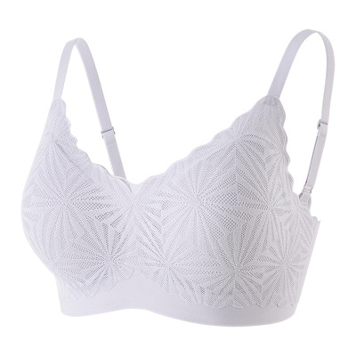 [繁星蕾丝]春夏新款小胸聚拢软支撑法式文胸美背痕内衣女薄款