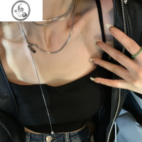 JiMi店主超推荐!个性百搭!钛钢项链气质名媛锁骨链女高级感不掉色