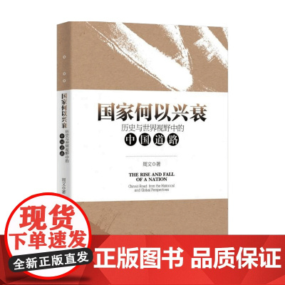 国家何以兴衰 历史与世界视野中的中国道路 周文 著 政治