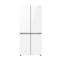 海尔(Haier) 509L十字对开门冰箱超薄零嵌全空间保鲜科技BCD-509WGHTD1BY6U1(白)