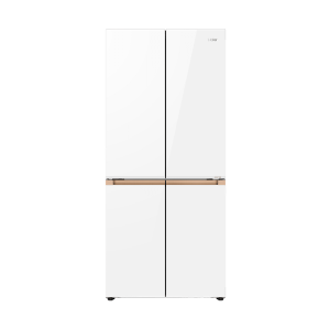 海尔(Haier) 509L十字对开门冰箱超薄零嵌全空间保鲜科技BCD-509WGHTD1BY6U1(白)