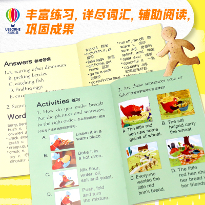 尤斯伯恩·我的英语分级图书馆.第三级 [正版]尤斯伯恩我的英语分级图书馆系列第三级全20册儿童自主阅读英语启蒙入门支持毛