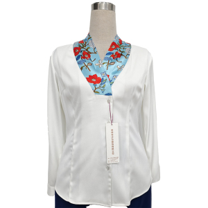 泛为 女长袖衬衫(含丝巾)定制 件