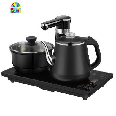全自动上水壶电热烧水壶泡茶专用茶台一体家用抽水加水具器电磁炉 FENGHOU 尊贵黑