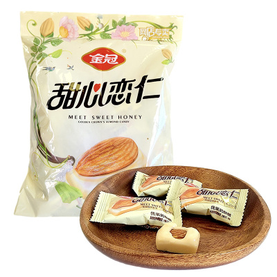 金冠奶糖糖果甜心恋仁优果奶酥糖468g袋装休闲零食品结婚喜糖