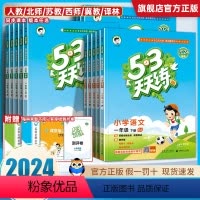 语文人教+数学人教+英语人教[共3本] 三年级下 [正版]2024春五三53天天练人教版一年级下册上册二三四五六年级语文
