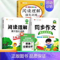 [3本]阅读真题+同步阅读+同步作文(上册) 小学二年级 [正版]阅读理解专项训练书小学一年级二年级三四五六年级课外阅读