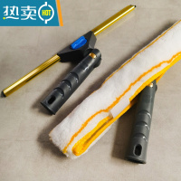 敬平擦玻璃器玻璃刮水器玻璃刷擦窗器玻璃清洗刮刀清洁工具家用 升级款可调向刮水器+涂水器/不含杆
