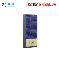 臻远零件柜抽屉式工具柜 100抽蓝色无门加工具柜小号