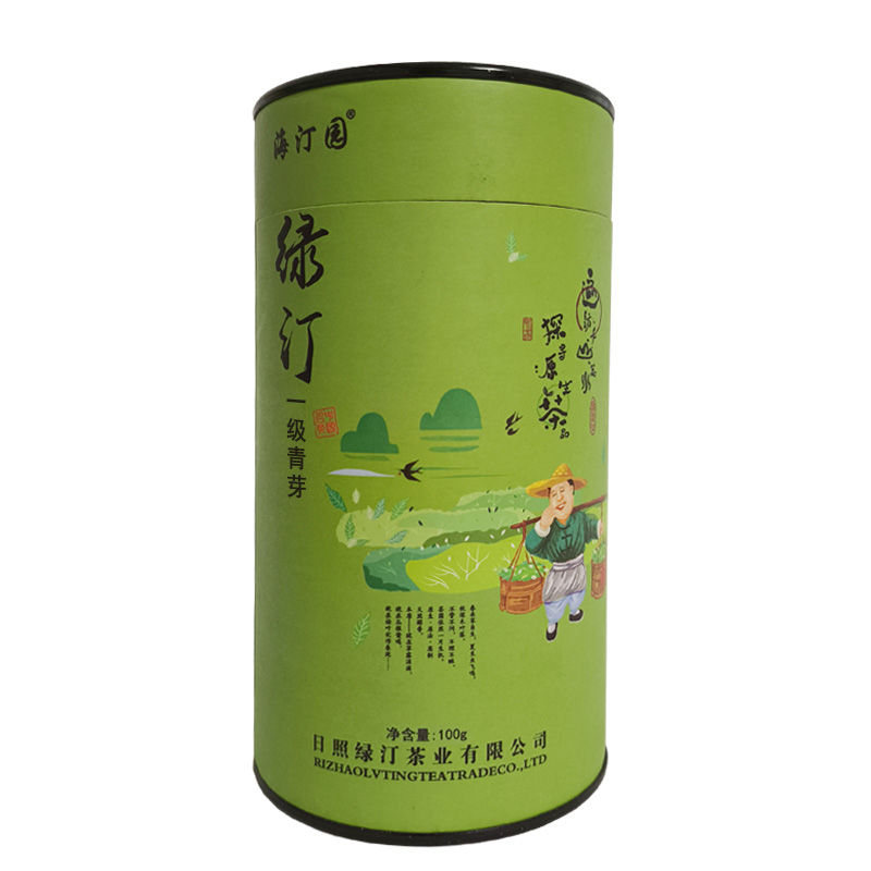 海汀園一级绿茶青芽100g 桶