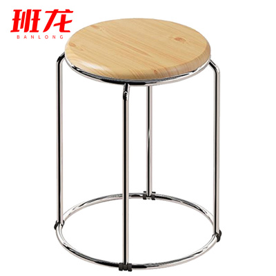 班龙圆凳36*36*45.5cm浅木色个