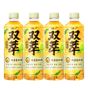 统一双萃柠檬茶 鸭屎香风味500ml*4瓶