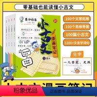 小古文漫画笔记[全4册] [正版]开心小古文漫画笔记全套4册 文言文原文注音版初级小学生版必背文章精选三四五六年级课外阅